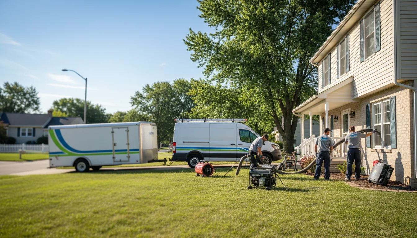 Flooded Basement Restoration And Cleanup With Repair in Wakefield, KS near me